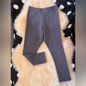 Set of 3! Carter’s cozy fleece leggings, black and icon print